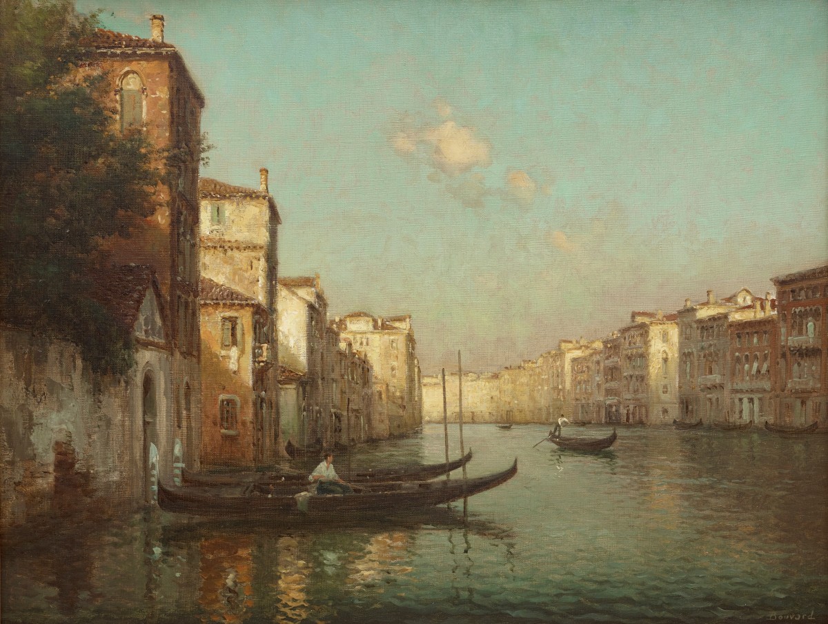 Gondolas on the Canal, Venice