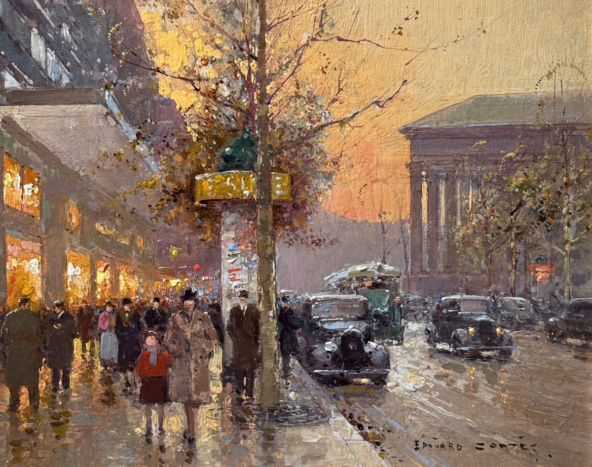 Boulevard de la Madeleine, le Soir
