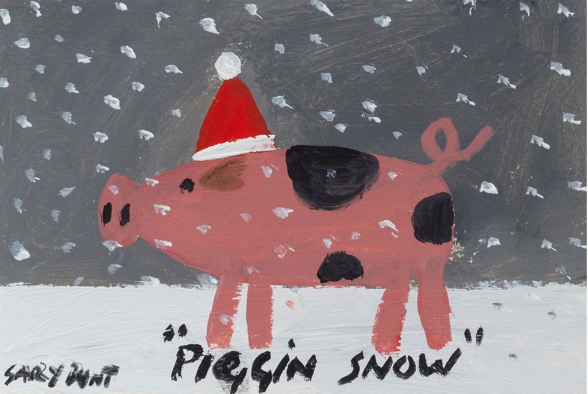 Piggin Snow!